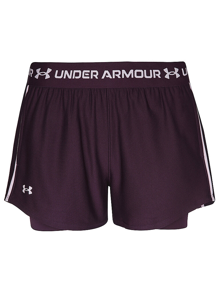 UNDER ARMOUR Damen Fitnessshort UA Tech Play Up 2in1 lila | XL